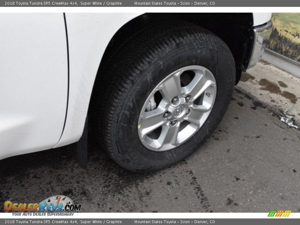 2018 Toyota Tundra SR5 CrewMax 4x4 Super White / Graphite Photo #35