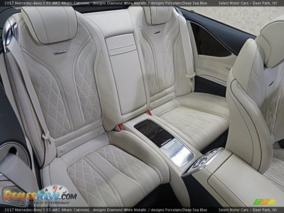 2017 Mercedes-Benz S 63 AMG 4Matic Cabriolet designo Diamond White Metallic / designo Porcelain/Deep Sea Blue Photo #23