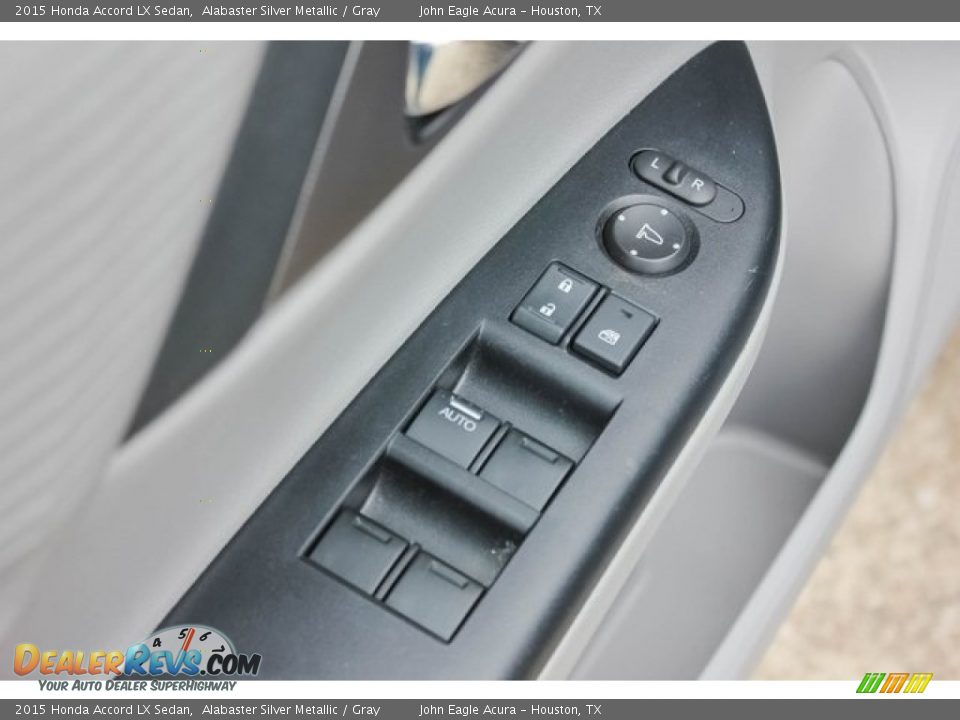 2015 Honda Accord LX Sedan Alabaster Silver Metallic / Gray Photo #16