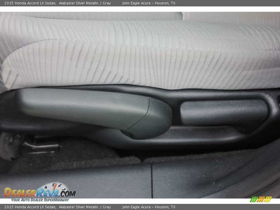 2015 Honda Accord LX Sedan Alabaster Silver Metallic / Gray Photo #17