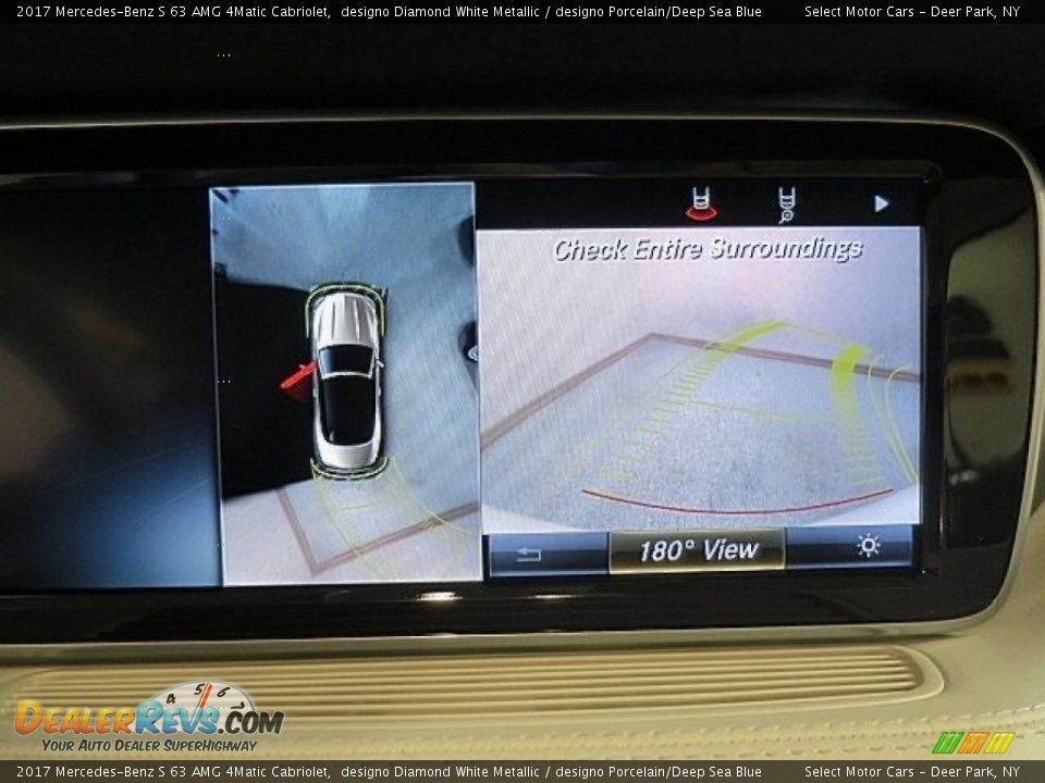 2017 Mercedes-Benz S 63 AMG 4Matic Cabriolet designo Diamond White Metallic / designo Porcelain/Deep Sea Blue Photo #28