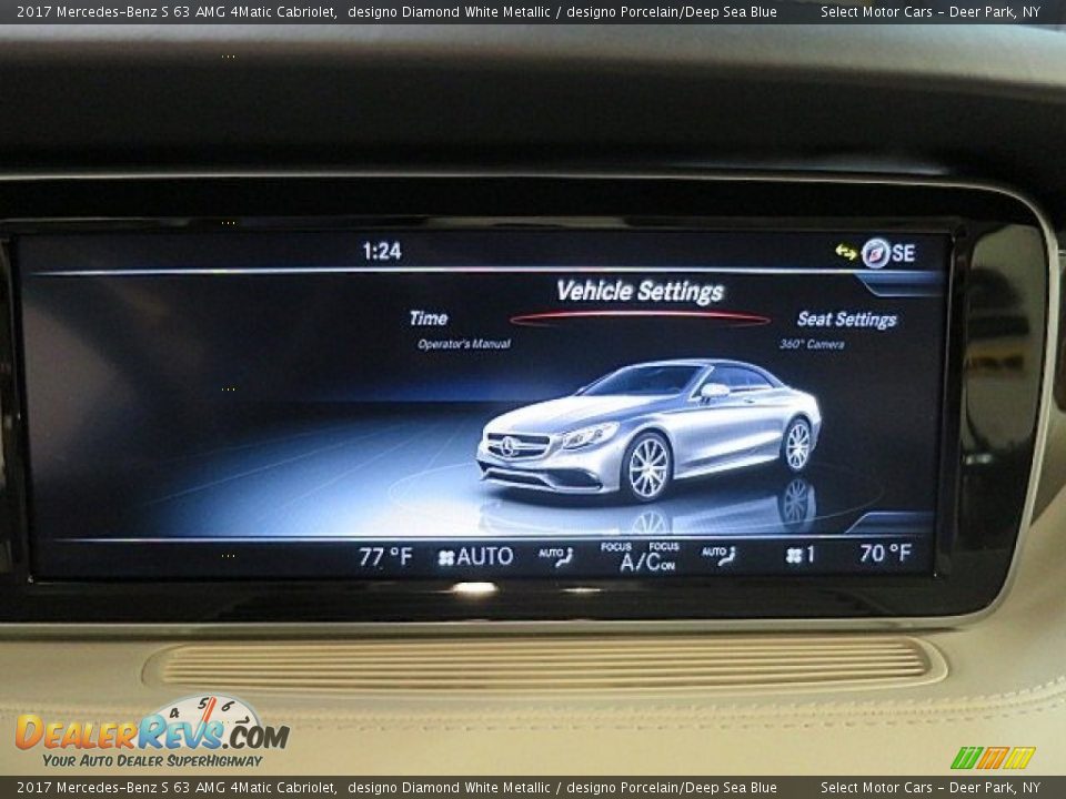2017 Mercedes-Benz S 63 AMG 4Matic Cabriolet designo Diamond White Metallic / designo Porcelain/Deep Sea Blue Photo #29