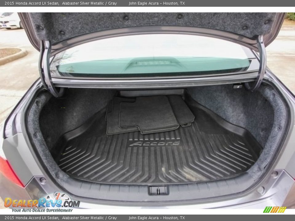 2015 Honda Accord LX Sedan Alabaster Silver Metallic / Gray Photo #21
