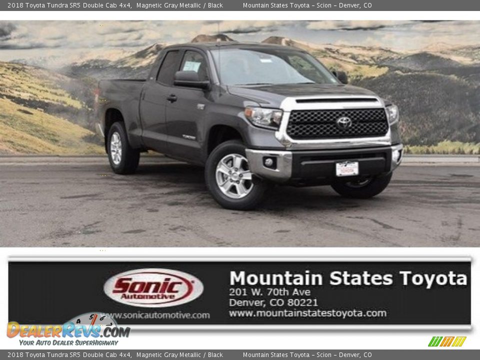 2018 Toyota Tundra SR5 Double Cab 4x4 Magnetic Gray Metallic / Black Photo #1