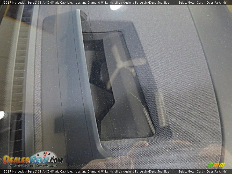 2017 Mercedes-Benz S 63 AMG 4Matic Cabriolet designo Diamond White Metallic / designo Porcelain/Deep Sea Blue Photo #36