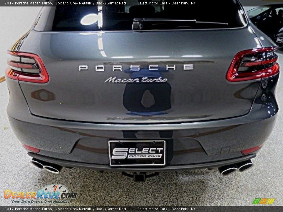 2017 Porsche Macan Turbo Volcano Grey Metallic / Black/Garnet Red Photo #6