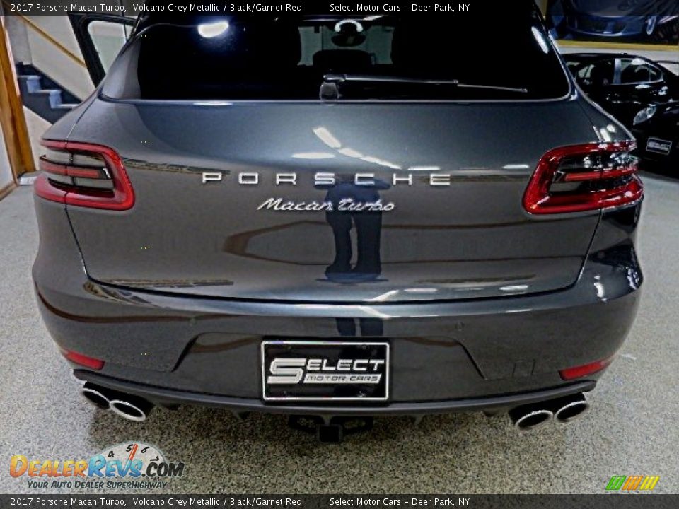 2017 Porsche Macan Turbo Volcano Grey Metallic / Black/Garnet Red Photo #11