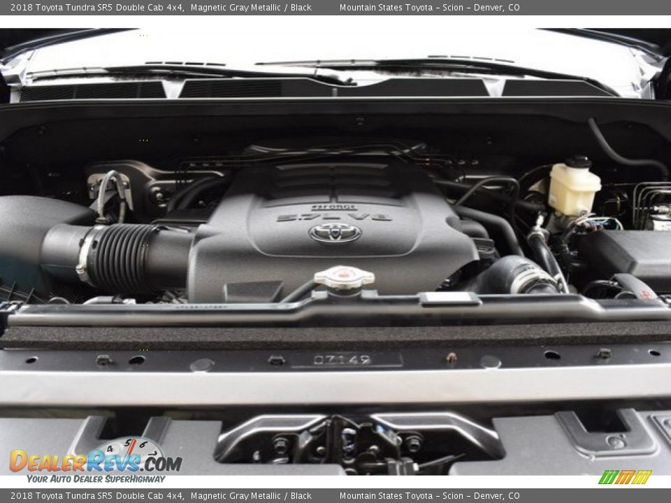 2018 Toyota Tundra SR5 Double Cab 4x4 Magnetic Gray Metallic / Black Photo #21