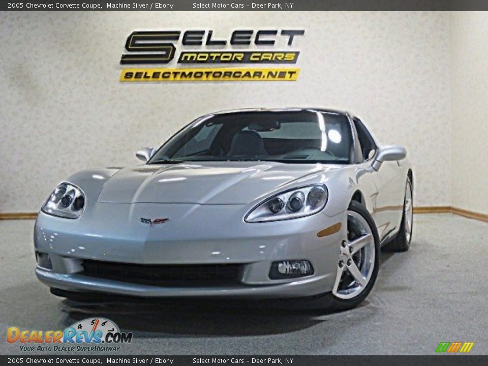 2005 Chevrolet Corvette Coupe Machine Silver / Ebony Photo #1