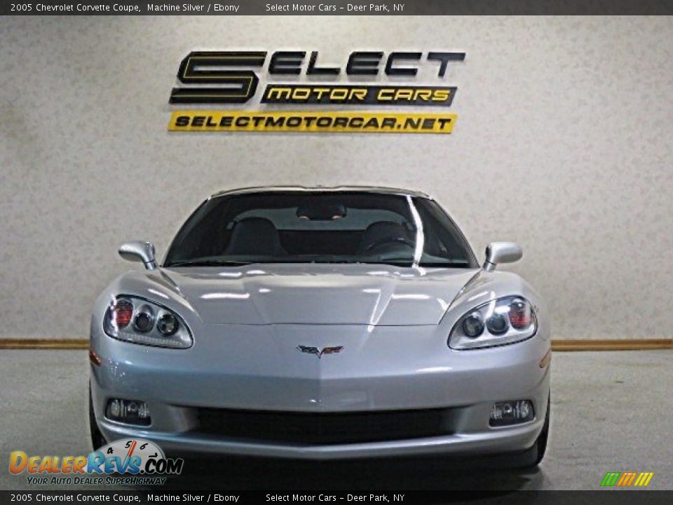 2005 Chevrolet Corvette Coupe Machine Silver / Ebony Photo #2