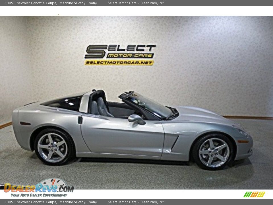 2005 Chevrolet Corvette Coupe Machine Silver / Ebony Photo #5