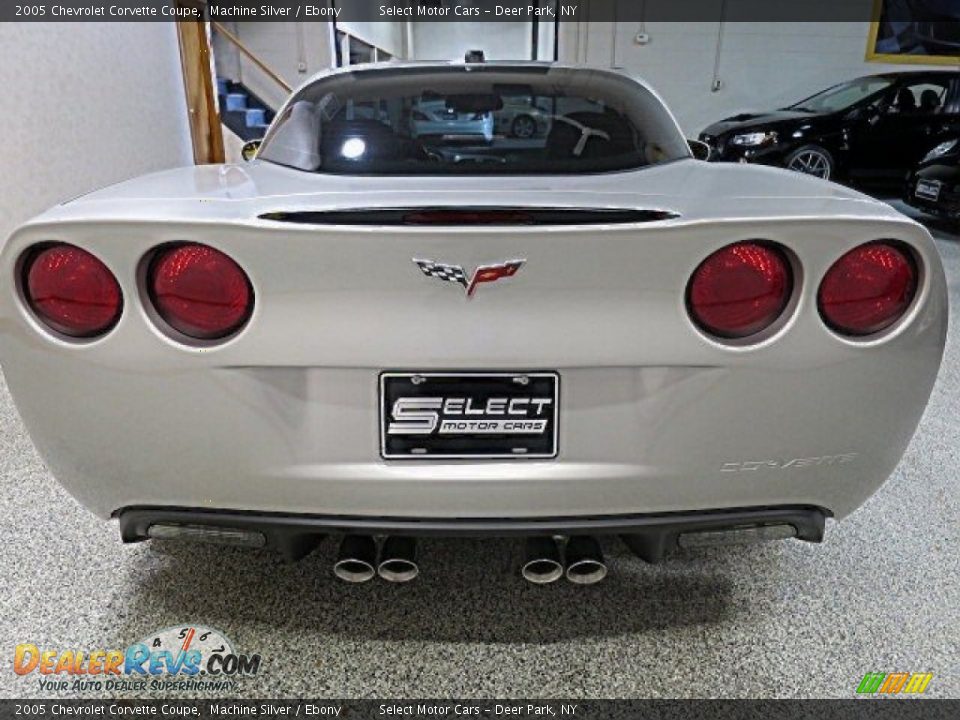 2005 Chevrolet Corvette Coupe Machine Silver / Ebony Photo #6