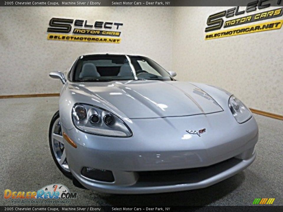 2005 Chevrolet Corvette Coupe Machine Silver / Ebony Photo #13