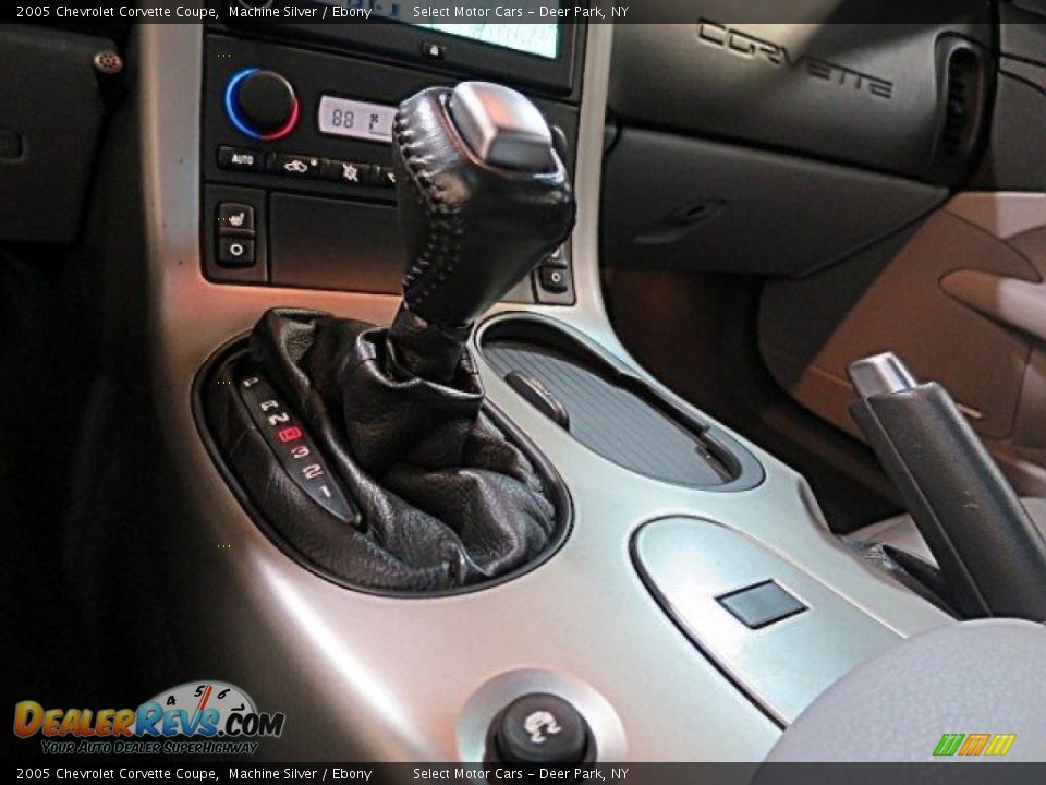2005 Chevrolet Corvette Coupe Machine Silver / Ebony Photo #31