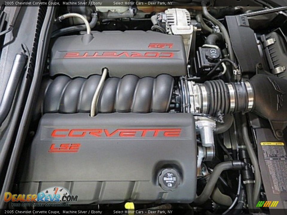 2005 Chevrolet Corvette Coupe Machine Silver / Ebony Photo #34