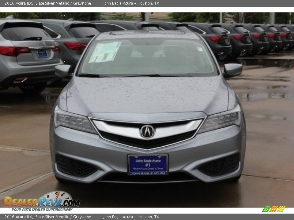 2016 Acura ILX Slate Silver Metallic / Graystone Photo #2