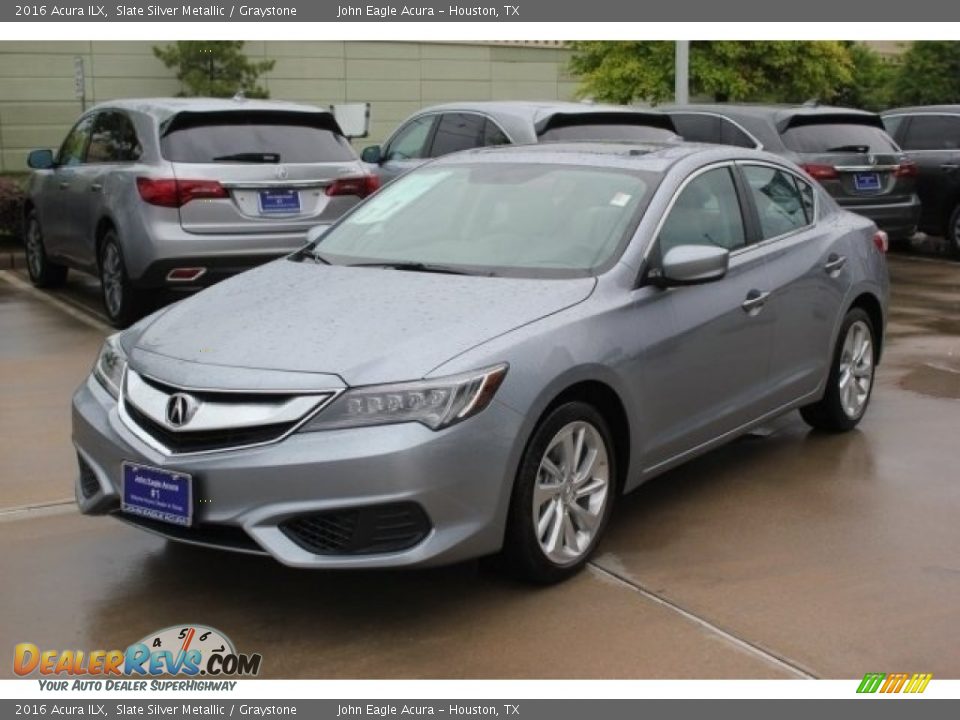 2016 Acura ILX Slate Silver Metallic / Graystone Photo #3