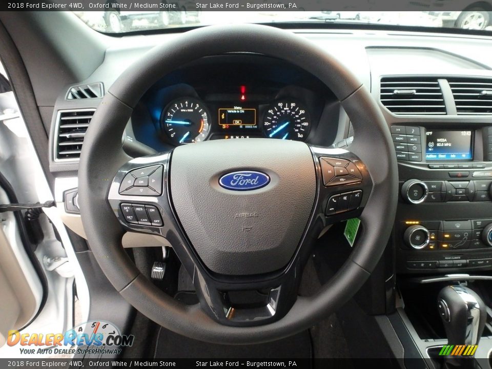 2018 Ford Explorer 4WD Steering Wheel Photo #17