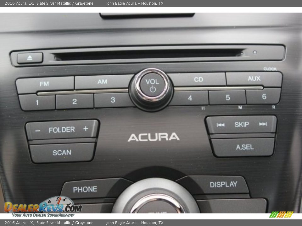 2016 Acura ILX Slate Silver Metallic / Graystone Photo #33