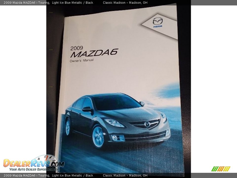 2009 Mazda MAZDA6 i Touring Light Ice Blue Metallic / Black Photo #19