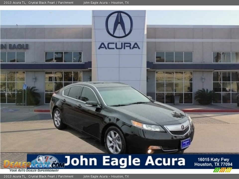 2013 Acura TL Crystal Black Pearl / Parchment Photo #1