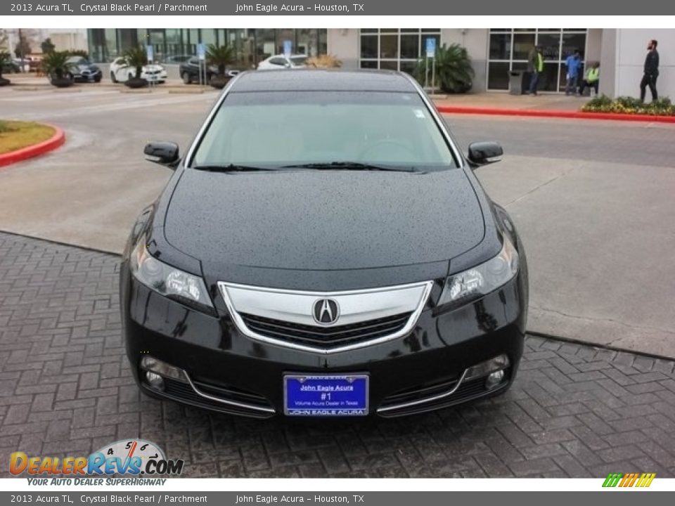 2013 Acura TL Crystal Black Pearl / Parchment Photo #2