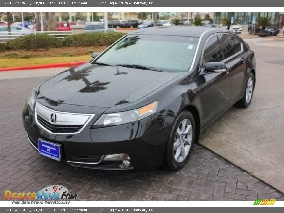 2013 Acura TL Crystal Black Pearl / Parchment Photo #3