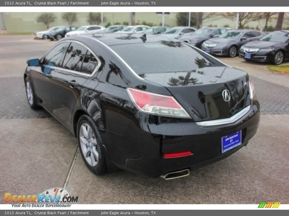 2013 Acura TL Crystal Black Pearl / Parchment Photo #5