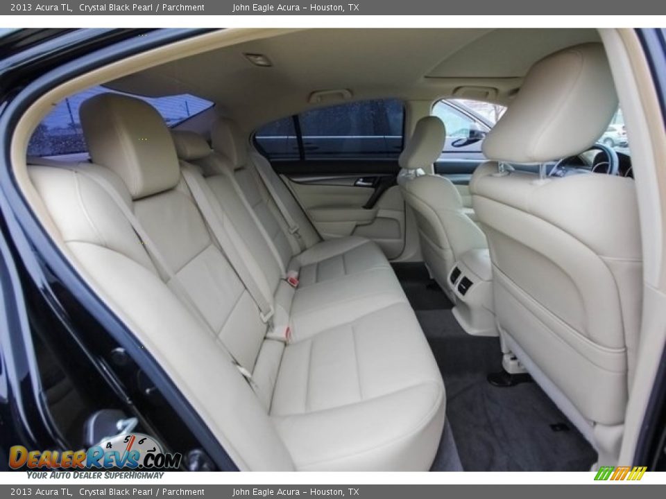 2013 Acura TL Crystal Black Pearl / Parchment Photo #26