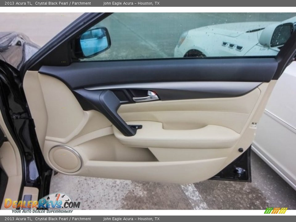 2013 Acura TL Crystal Black Pearl / Parchment Photo #27