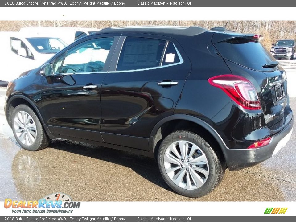 2018 Buick Encore Preferred AWD Ebony Twilight Metallic / Ebony Photo #7