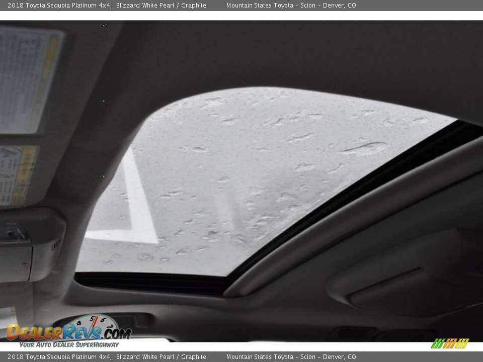 2018 Toyota Sequoia Platinum 4x4 Blizzard White Pearl / Graphite Photo #9