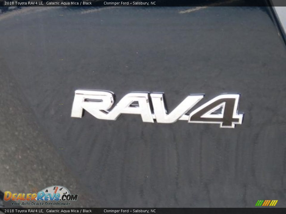2018 Toyota RAV4 LE Galactic Aqua Mica / Black Photo #21