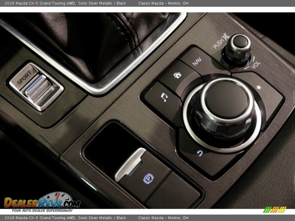 2016 Mazda CX-5 Grand Touring AWD Sonic Silver Metallic / Black Photo #12