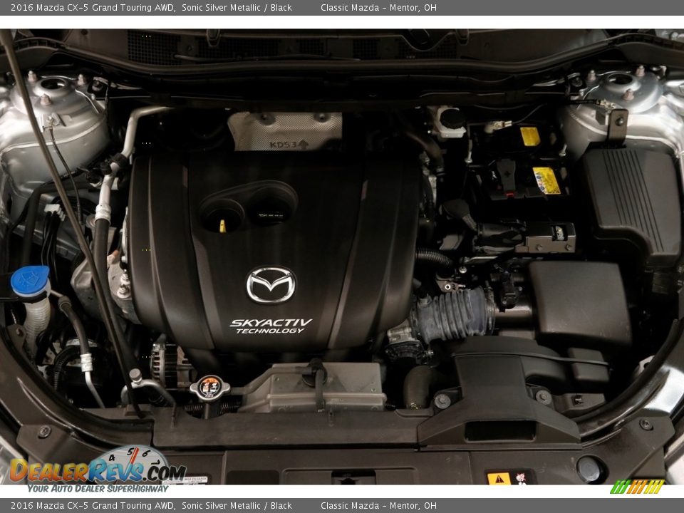 2016 Mazda CX-5 Grand Touring AWD Sonic Silver Metallic / Black Photo #17