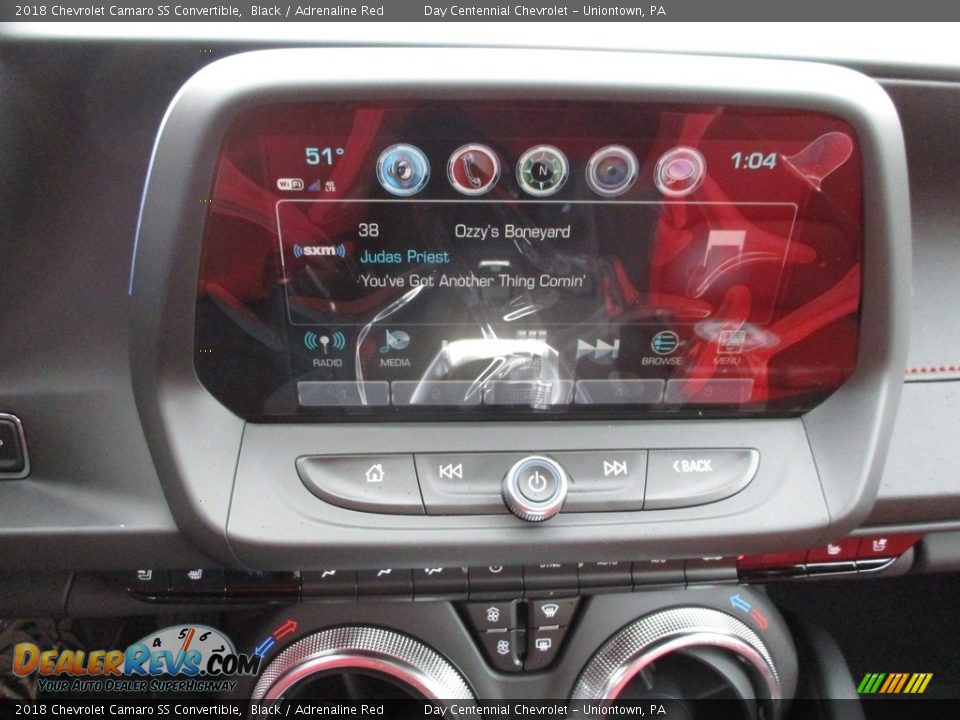 Controls of 2018 Chevrolet Camaro SS Convertible Photo #13