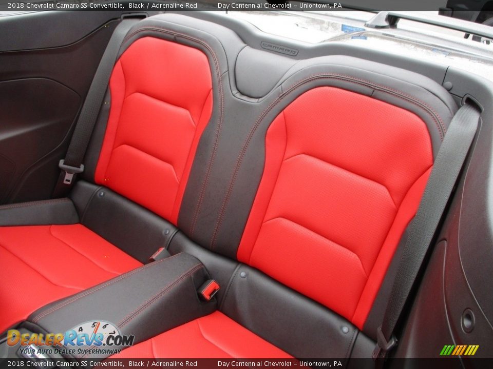 Rear Seat of 2018 Chevrolet Camaro SS Convertible Photo #18
