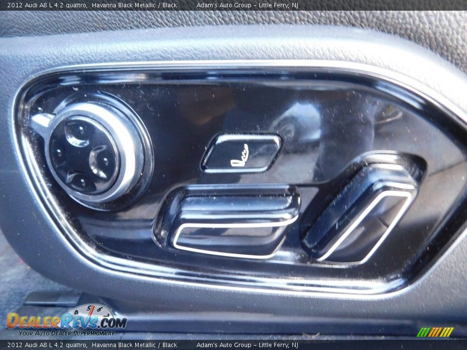 2012 Audi A8 L 4.2 quattro Havanna Black Metallic / Black Photo #15