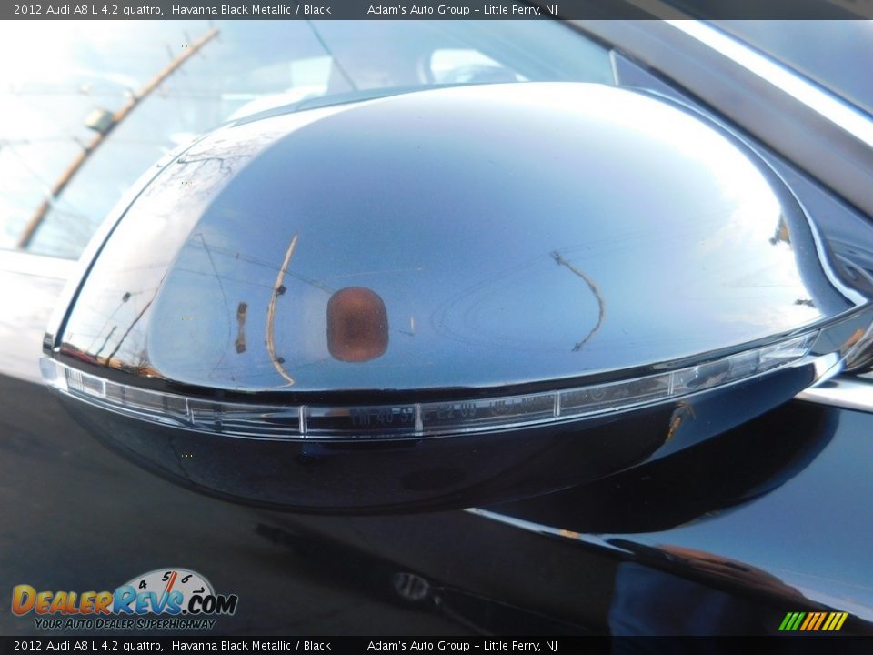 2012 Audi A8 L 4.2 quattro Havanna Black Metallic / Black Photo #16