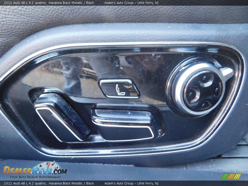 2012 Audi A8 L 4.2 quattro Havanna Black Metallic / Black Photo #21