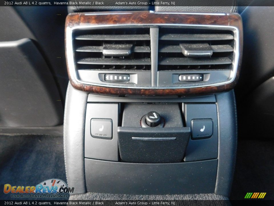 2012 Audi A8 L 4.2 quattro Havanna Black Metallic / Black Photo #26