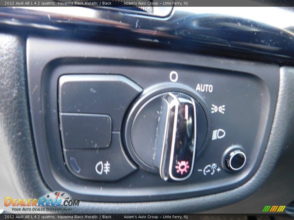 2012 Audi A8 L 4.2 quattro Havanna Black Metallic / Black Photo #27