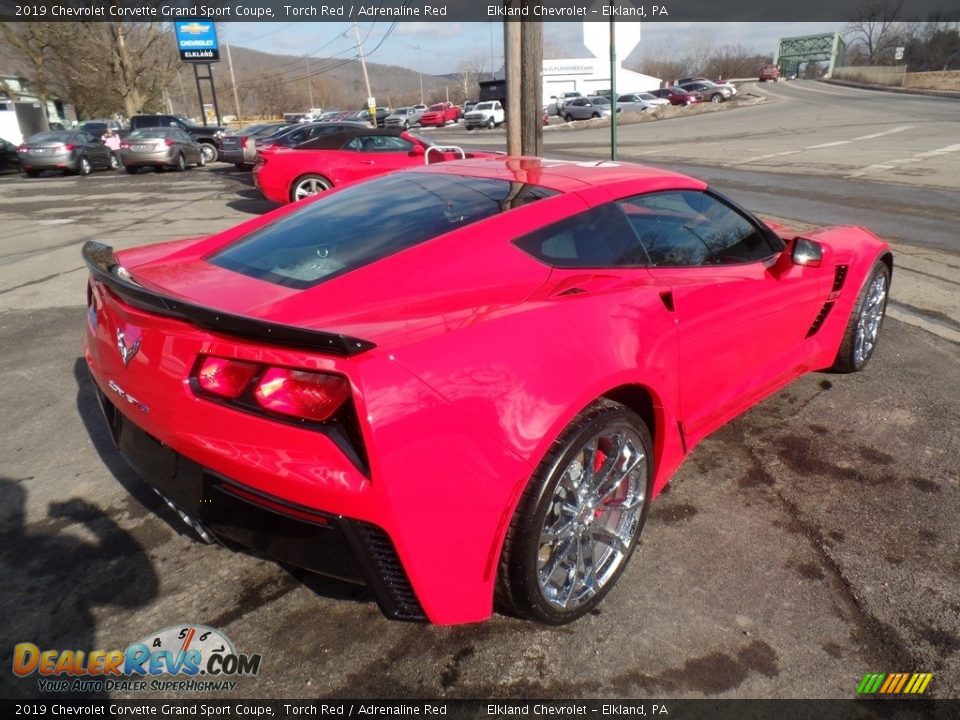 2019 Chevrolet Corvette Grand Sport Coupe Torch Red / Adrenaline Red Photo #11