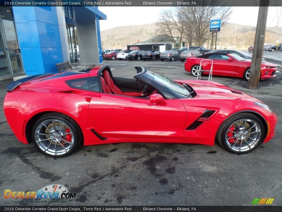 2019 Chevrolet Corvette Grand Sport Coupe Torch Red / Adrenaline Red Photo #14