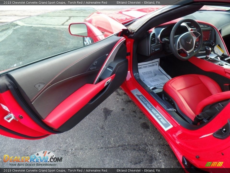2019 Chevrolet Corvette Grand Sport Coupe Torch Red / Adrenaline Red Photo #18