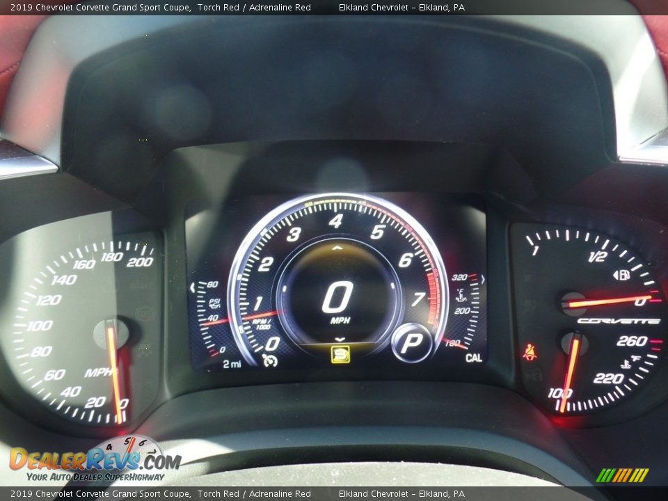 2019 Chevrolet Corvette Grand Sport Coupe Gauges Photo #29