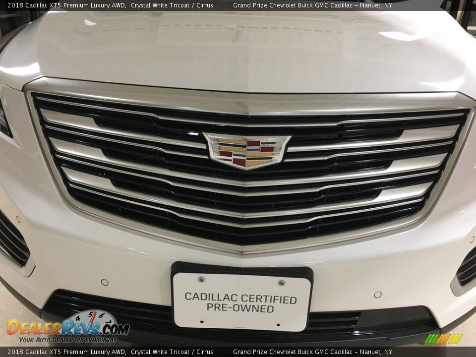 2018 Cadillac XT5 Premium Luxury AWD Crystal White Tricoat / Cirrus Photo #9