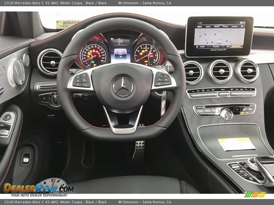 Dashboard of 2018 Mercedes-Benz C 43 AMG 4Matic Coupe Photo #4