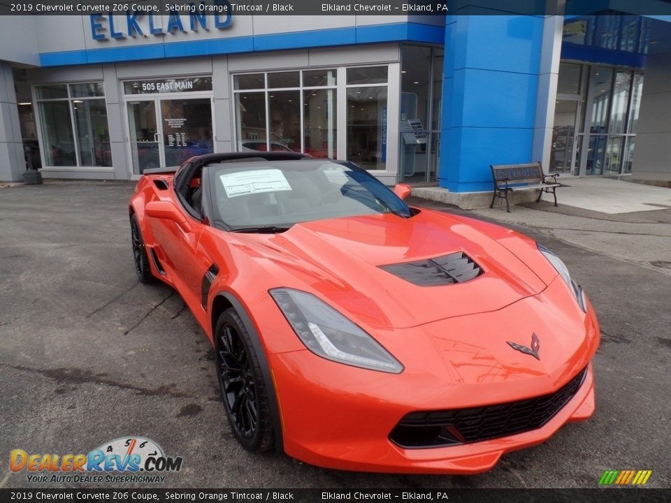2019 Chevrolet Corvette Z06 Coupe Sebring Orange Tintcoat / Black Photo #10