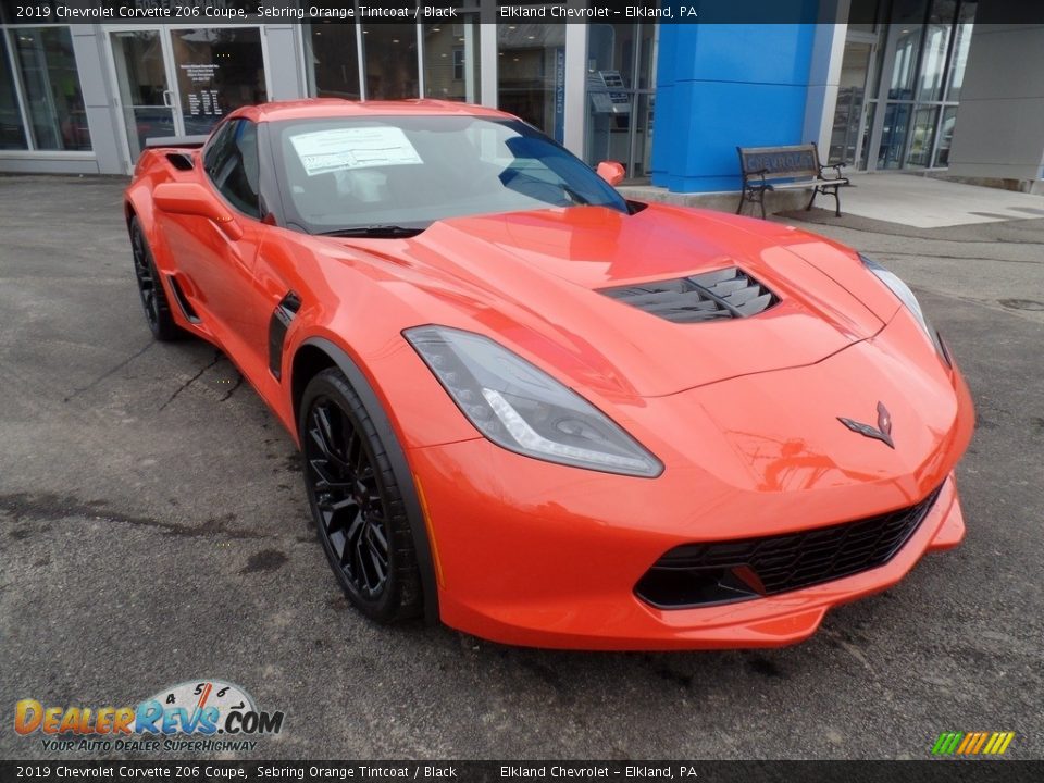 2019 Chevrolet Corvette Z06 Coupe Sebring Orange Tintcoat / Black Photo #14